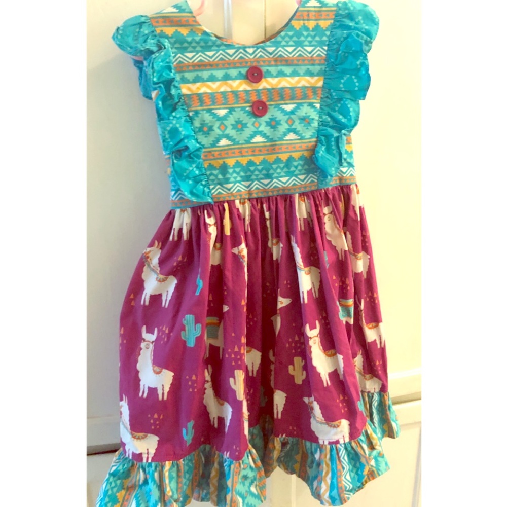 Eleanor Rose Llama Dress! Worn Once!